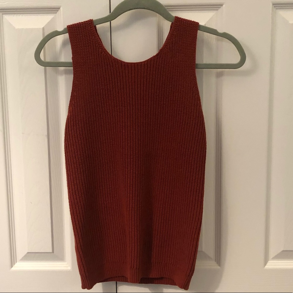 NWOT Ann Taylor LOFT Rust Knit Top